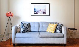 Mix and match throw pillow sets to match or complement your sofa 