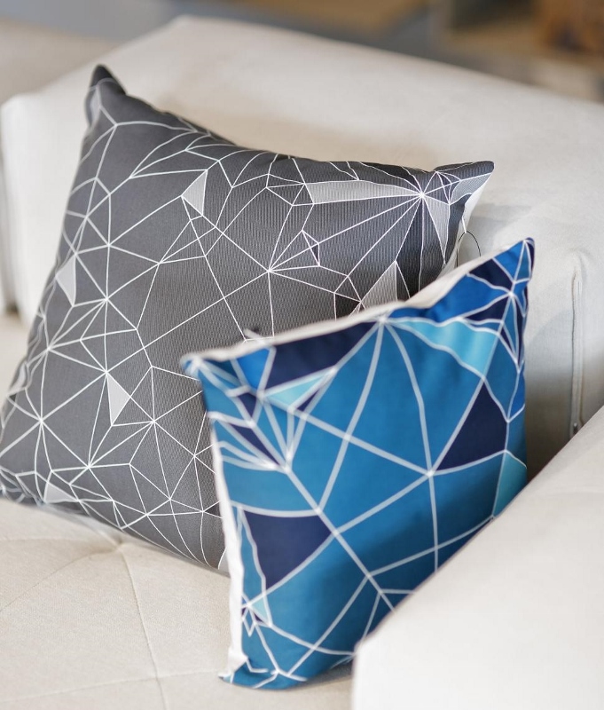 Update your living room with throw pillows