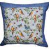 Supreme Accents Birds and Butterflies Accent Pillow Blue