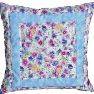 Supreme Accents Spring Blooms Accent Pillow Blue