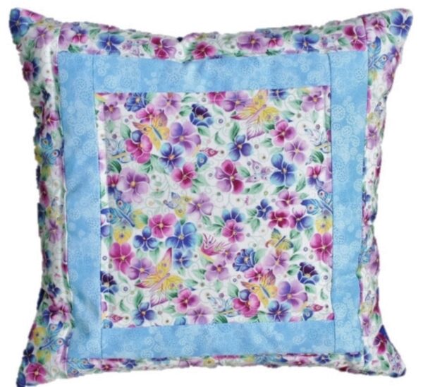 Supreme Accents Spring Blooms Accent Pillow Blue