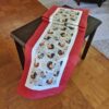 Supreme Accents Hens and Rooster Brick Red Table Runner 71 inches