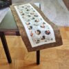 Supreme Accents Hens and Rooster Table Runner Hickory Brown Brown 38 inches