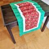 Supreme AccentsStrawberry Patch Green 71 inch Table Runner