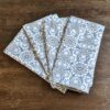 Supreme Accents Blue & White Bloomsy Napkin Set of 4