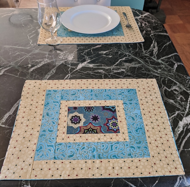 Glory Light Quilted Placemat set of 4 | Supreme Accents