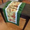 Supreme Accents Wine Time Green Table Runner 71 inches