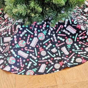 Supreme Accents Christmas Candy Tree Skirt 46 inches