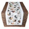 Supreme Accents Rooster Table Runner Hickory Brown 51 inch