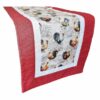 Supreme Accents Rooster Table Runner Red 71 inch