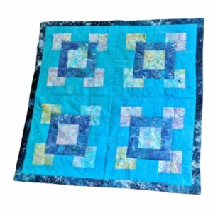 Supreme Accents Mystique Blue Table Runner 36 inch Square