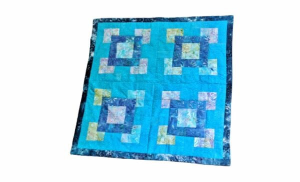 Supreme Accents Mystique Blue Table Runner 36 inch Square