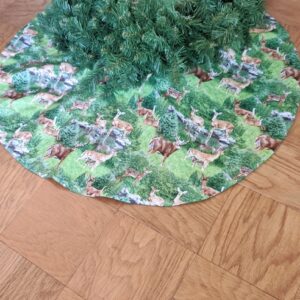 Supreme Accents Woodland Quilted Tree Skirt 44 inches