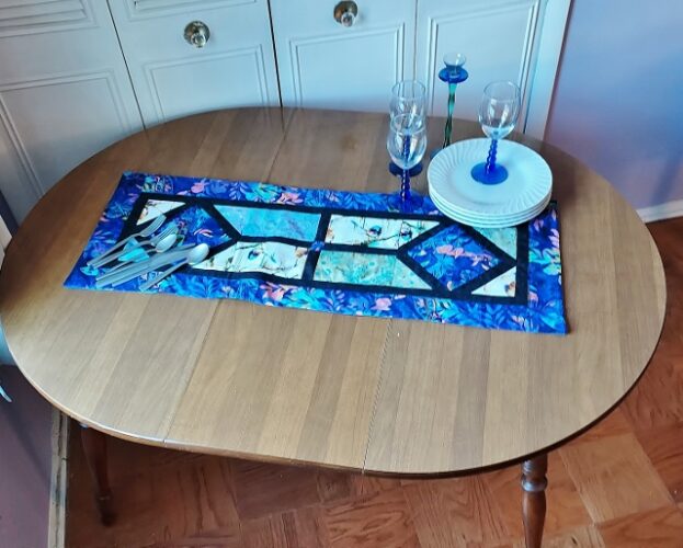 Supreme Accents Stained Glass Table Runner