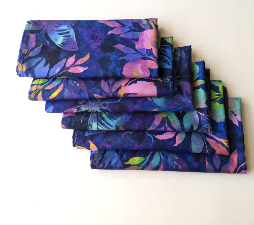 Supreme Accents Stained Glass Butterfly Napkin Set of 6