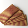 Supreme Accents Burgundy and Gold Stripped Napkin set of 4