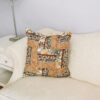 Supreme Accents Urban Leaf Brown Accent Pillow