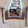 Supreme Accents Harvest Floral Brown Table Runner 51 inch