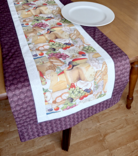 Supreme Accents Fruit and Cheese table runner 51 inch