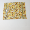 Supreme Accents Sunflowers Quilted Placemat Set of 6