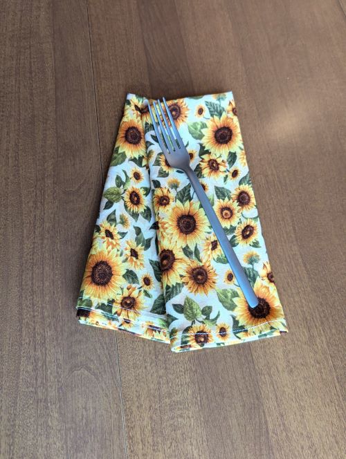 Supreme Accents Sunflowers Dinner Table Napkins