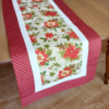 Supreme Accents Poinsettia Table Runner Red