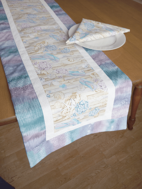 Supreme Accents Flip Flop Table Runner Napkin Set