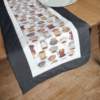 Supreme Accents Coffee Lovers Black Table Runner