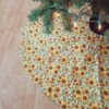 Supreme Accents Sunflower Christmas Tree Skirt