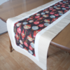 Supreme Accents Xmas Ornaments Table Runner Gold Border 51 inch