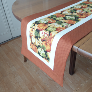 Supreme Accents Pumpkin Table Runner Brown 71 inch
