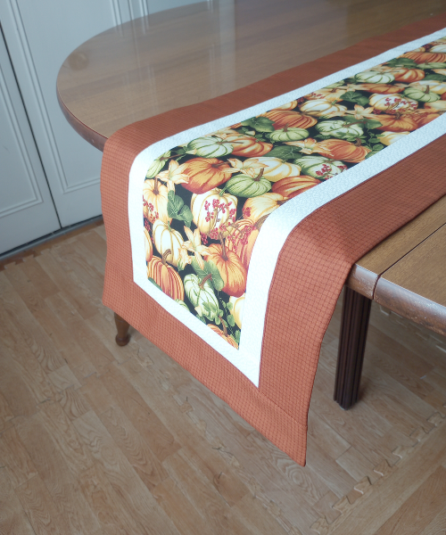 Supreme Accents Pumpkin Table Runner Brown 71 inch