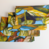 Supreme Accents Artistic Fall Leaf Dinner Table Napkins Set of 4