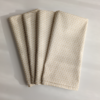 Cream and Gold Dinner Table Napkins Set of 4