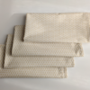 Cream and Gold Dinner Table Napkins Set of 4