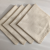 Cream and Gold Dinner Table Napkins