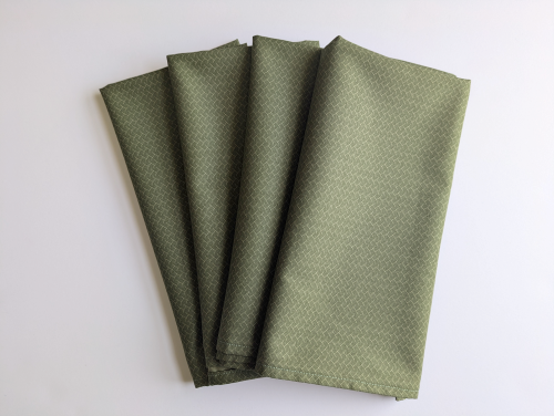 Supreme Accents_Olive Green Dinner Table Napkins Set of 4