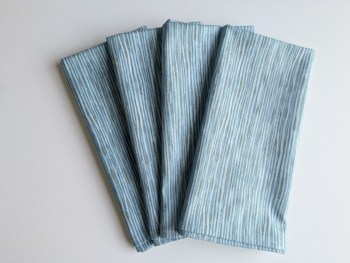 SupremeAccents_Tranquility Blue dinner table napkins set of 4