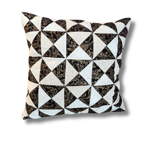 Supreme Accents Black and White Geometric Throw Pillow