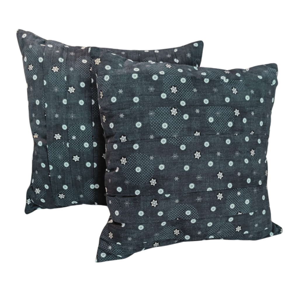 Supreme Accents Falling Snow Throw Pillow Set