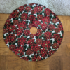 Supreme Accents Burgundy Poinsettia Tree Skirt
