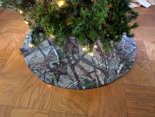 Supreme Accents Woodland Camo 45-inch Tree Skirt