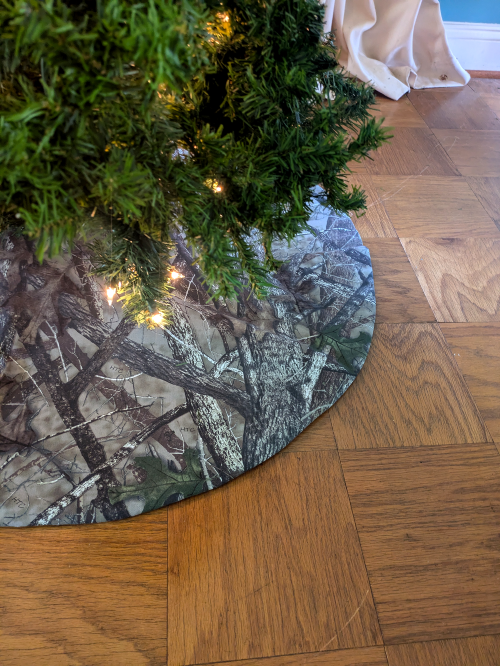 Supreme Accents Woodland Camo Tree Skirt