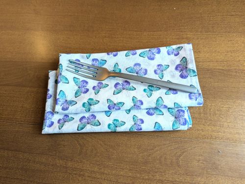 Supreme Accents Butterfly Dinner Table Napkins