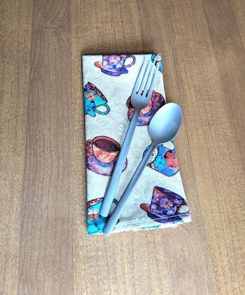 Supreme Accents Funky Coffee Dinner Table Napkins