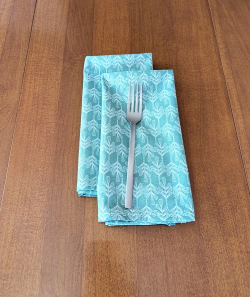 Supreme Accents_Stone Sage Dinner Table Napkins Green dining napkins Green decorative napkins Green cotton napkins