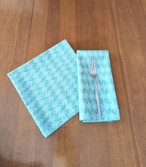 Supreme Accents_Stone Sage Dinner Table Napkins Green dining napkins Green decorative napkins Green cotton napkins