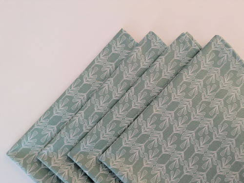 Supreme Accents_Stone Sage Dinner Table Napkins Green dining napkins Green decorative napkins Green cotton napkins