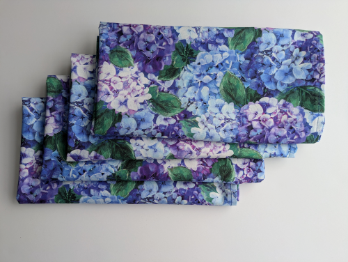 SupremeAccents_Hydrangea Dinner Table Napkins Dinner Table Napkins Flower Napkins Hydrangea Napkins Spring Napkins Summer Napkins