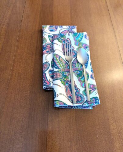 Supreme Accents Butterfly Dinner Table Napkins Butterfly napkins Decorative napkins Summer napkins Dining napkins Spring napkins